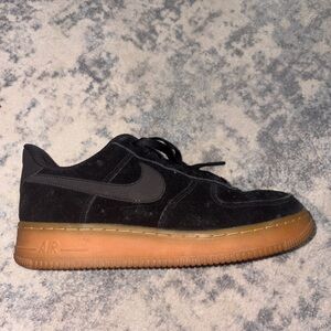 Nike Air Force Sneakers with Tan Sole